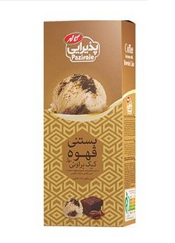 بستنی پاکتی 550 گرم قهوه با کیک کاله